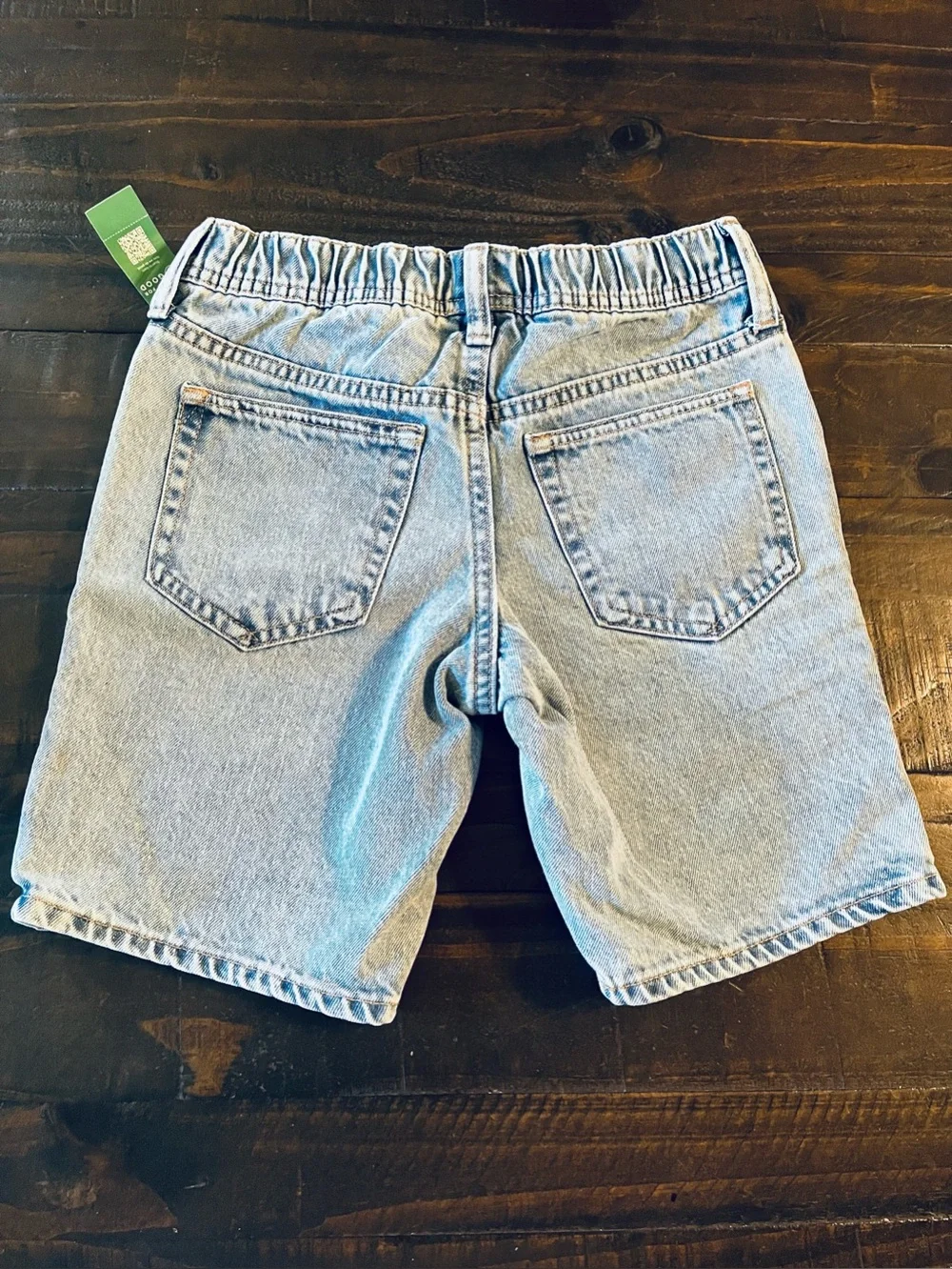 Gap Kids”NEW”Pull Up Light Blue Denim Shorts 8 (M)